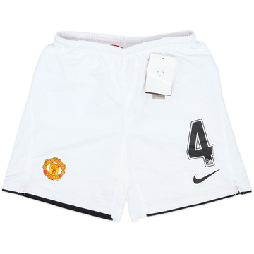 2007-09 Manchester United Home Shorts #4 (Hargreaves) (S.Boys)