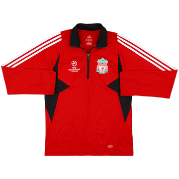 2007-08 Liverpool adidas CL 1/4 Zip Drill Top - 7/10 - (M)