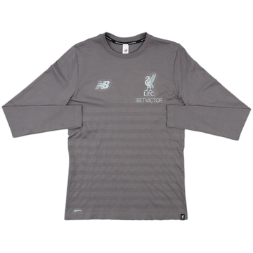 2018-19 Liverpool New Balance Training L/S Shirt - 10/10 - (M)
