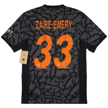 2023-24 Paris Saint-Germain Third Shirt Zaire-Emery #33 (M)