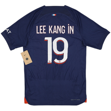 2023-24 Paris Saint-Germain Authentic Home Shirt Lee Kang In #19 (S)