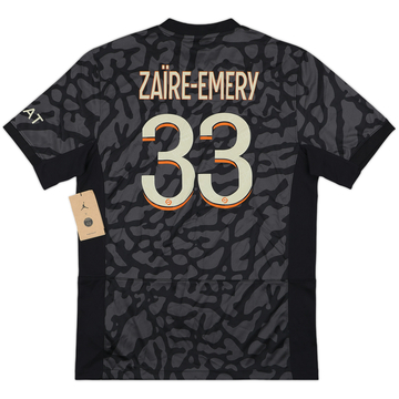 2023-24 Paris Saint-Germain Third Shirt Zaire-Emery #33 (M)