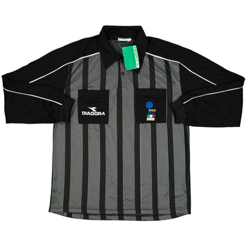 1990s Italy FIGC Diadora Referee L/S Shirt (XXL)