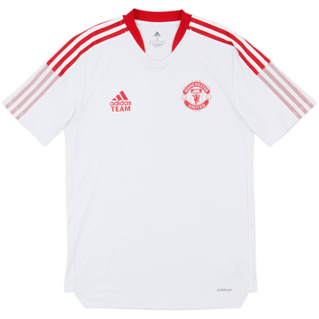 2021-22 Manchester United adidas Staff Issue Training Shirt Team - 8/10 - (S)