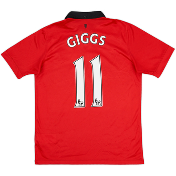 2013-14 Manchester United Home Shirt Giggs #11 - 9/10 - (XL.Boys)