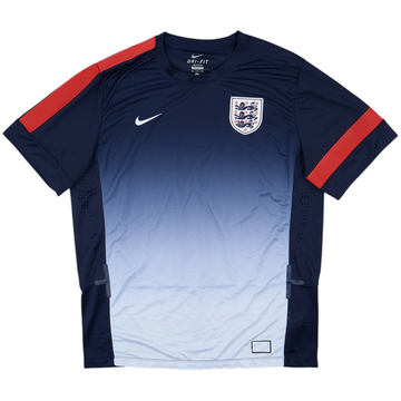 2013-14 England Nike Player Issue Training Shirt - 8/10 - (XL)