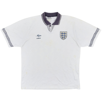 1990-92 England Home Shirt - 4/10 - (M)