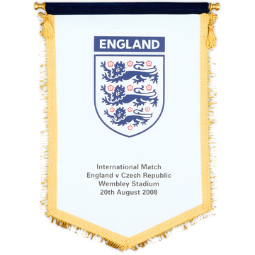 2008 England Match Pennant International Friendly (v Czech Republic)