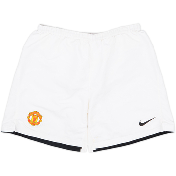 2007-09 Manchester United Home Shorts - 7/10 - (L.Boys)