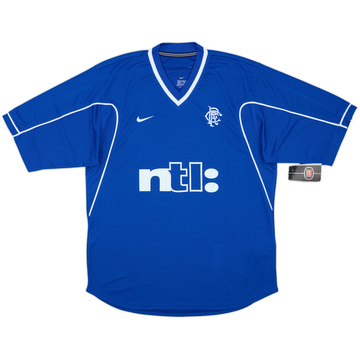 1999-01 Rangers Player Issue Home Shirt (M)