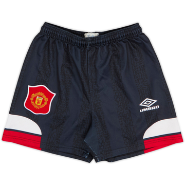 1994-96 Manchester United Alternate Home Shorts - 8/10 - (XS)