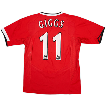 2004-06 Manchester United Home Shirt Giggs #11 - 8/10 - (XL.Boys)