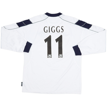 2000-01 Manchester United Away L/S Shirt Giggs #11 - 7/10 - (L)