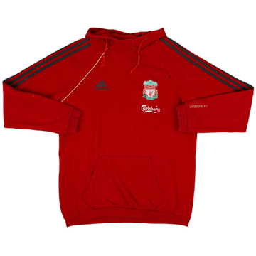 2009-10 Liverpool adidas Hooded Sweat Top - 7/10 - (M)