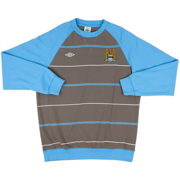 2009-10 Manchester City Umbro Sweat Top - 10/10 - (XL)