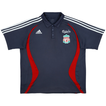 2006-07 Liverpool adidas Polo Shirt - 8/10 - (XL)