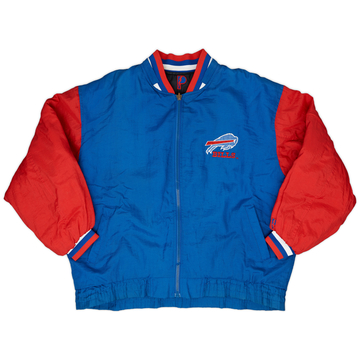 1990s Buffalo Bills Pro Player Reversible Rain Coat L