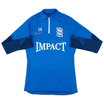 2022-23 Birmingham Women's Nike Player Issue 1/4 Zip Training Top #10 - 8/10 - (S)