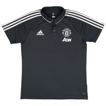 2017-18 Manchester United adidas Polo Shirt - 8/10 - (L)