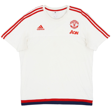 2015-16 Manchester United adidas T-Shirt - 8/10 - (XL)