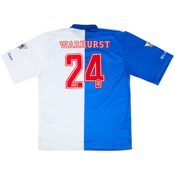 1994-95 Blackburn Home Shirt Warhurst #24 - 7/10 - (XL)
