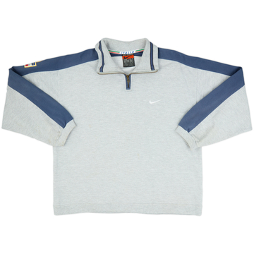 1996-98 Italy Nike 1/4 Zip Drill Top - 9/10 - (XL)