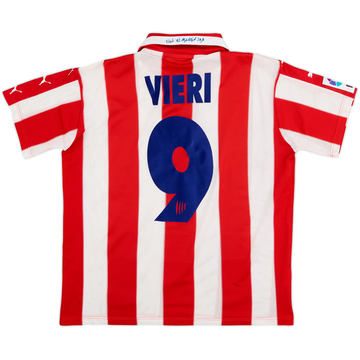 1997-98 Atletico Madrid Home Shirt Vieri #9 - 8/10 - (S)