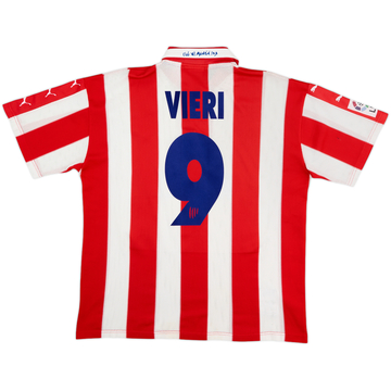 1997-98 Atletico Madrid Home Shirt Vieri #9 - 7/10 - (L)