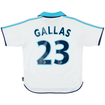1998-99 Olympique Marseille Home Shirt Gallas #23 - 6/10 - (Y)
