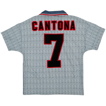 1995-96 Manchester United Away Shirt Cantona #7 - 6/10 - (Y)