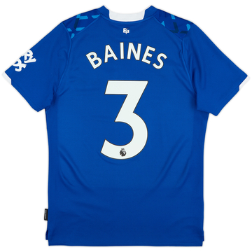 2019-20 Everton Home Shirt Baines #3 - 8/10 - (S)