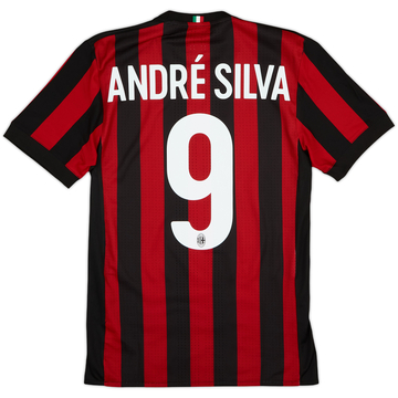 2017-18 AC Milan Authentic Home Shirt Andre Silva #9 - 7/10 - (S)