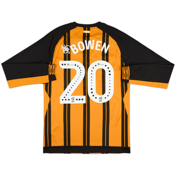2018-19 Hull City Home L/S Shirt Bowen #20 - 10/10 - (S)