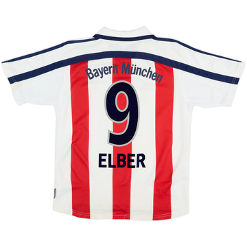 2000-01 Bayern Munich Away Shirt Elber #9 - 7/10 - (Y)