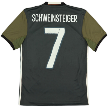 2015-17 Germany Away Shirt Schweinsteiger #7 - 7/10 - (S)