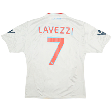 2009-10 Napoli Away Shirt Lavezzi #7 - 7/10 - (M)