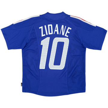 2002-04 France Home Shirt Zidane #10 - 10/10 - (XL.Boys)