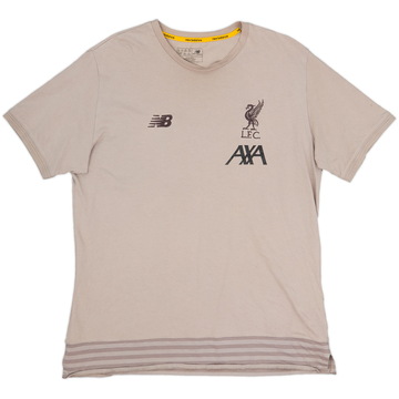 2018-19 Liverpool New Balance Cotton Tee - 9/10 - (XL)