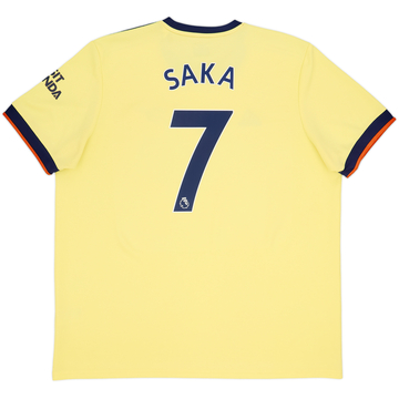2021-22 Arsenal Away Shirt Saka #7 - 8/10 - (XXL)