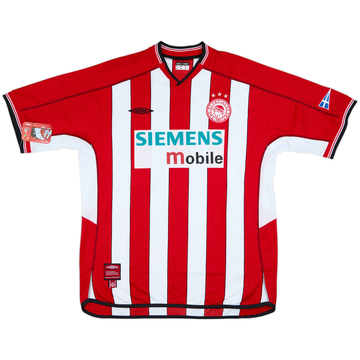 2002-03 Olympiakos Home Shirt (XL)