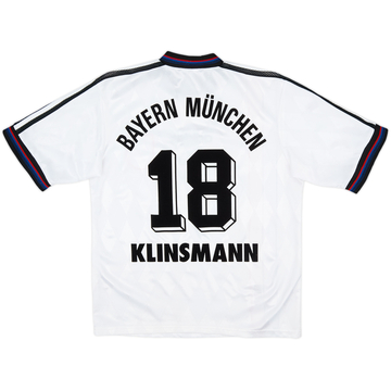 1996-98 Bayern Munich Away Shirt Klinsmann #18 - 8/10 - (Y)