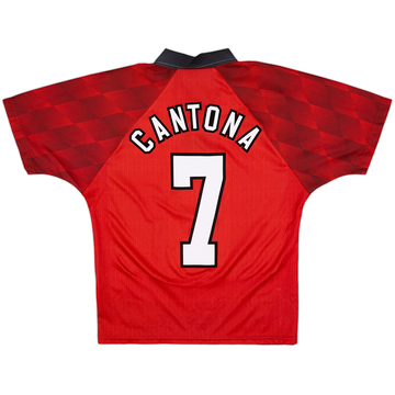 1996-98 Manchester United Home Shirt Cantona #7 - 10/10 - (Y)