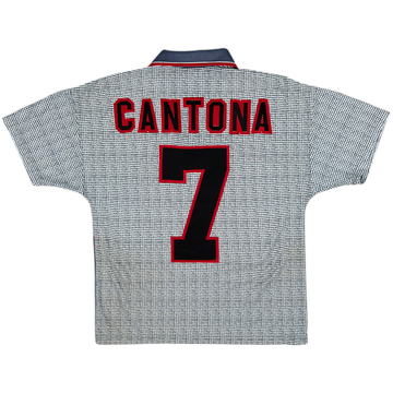 1995-96 Manchester United Away Shirt Cantona #7 - 8/10 - (Y)