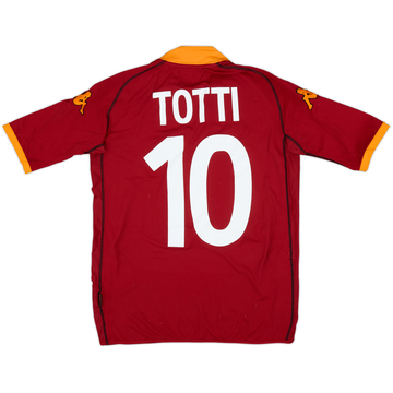 2002-03 Roma Home Shirt Totti #10 - 9/10 - (S)