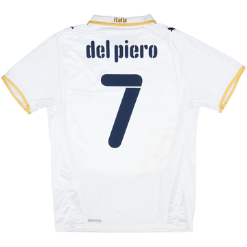 2007-08 Italy Away Shirt Del Piero #7 - 8/10 - (M)