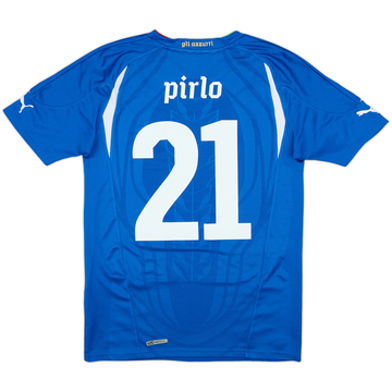 2010-12 Italy Home Shirt Pirlo #21 - 9/10 - (S)