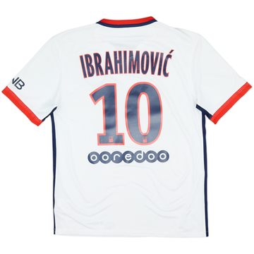 2015-16 Paris Saint-Germain Away Shirt Ibrahimovic #10 - 7/10 - (M)