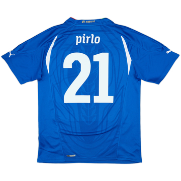 2010-12 Italy Home Shirt Pirlo #21 - 10/10 - (L)