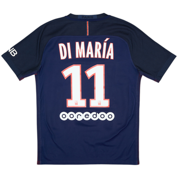 2016-17 Paris Saint-Germain Authentic Home Shirt DiMaria #11 - 10/10 - (M)