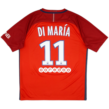 2016-17 Paris Saint-Germain Away Shirt Di Maria #11 - 8/10 - (L)